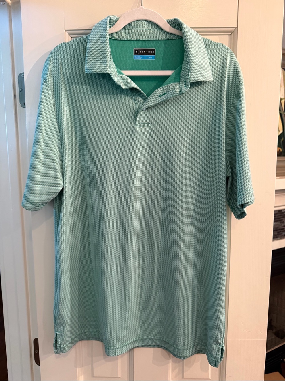 PGA Tour Men’s Light Green Polo Shirt
